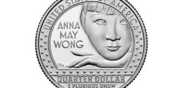 Aktris Anna May Wong menjadi orang Asia-Amerika pertama yang ditampilkan dalam mata uang AS