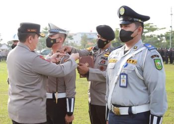 840 Personil Gabungan Diturunkan Pada Operasi Zebra Lancang Kuning 2022