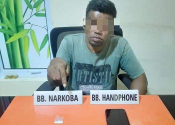 Simpan Narkoba di Slikon HP, Warga Pulau Sarak Diringkus Satresnarkoba Kampar