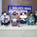 Polres Inhil Musnahan Ribuan Ektasi dari Tujuh Tersangka