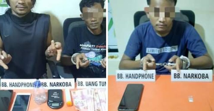 Dalam Semalam Satresnarkoba Polres Kampar Tangkap 3 Pelaku Narkoba