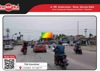 Sewa Baliho Riau di Swastika Advertising – Jl. HR. Soebrantas Simpang Garuda Sakti
