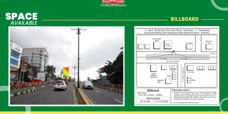 Swastika Advertising, Sewa Reklame Riau  – Jl. Jend Sudirman Surya Dumai Building Pekanbaru