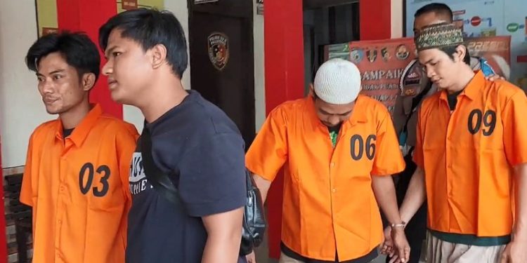 Tiga Pengedar Sabu di Palembang Ditangkap Saat Bertransaksi Dengan Pembeli