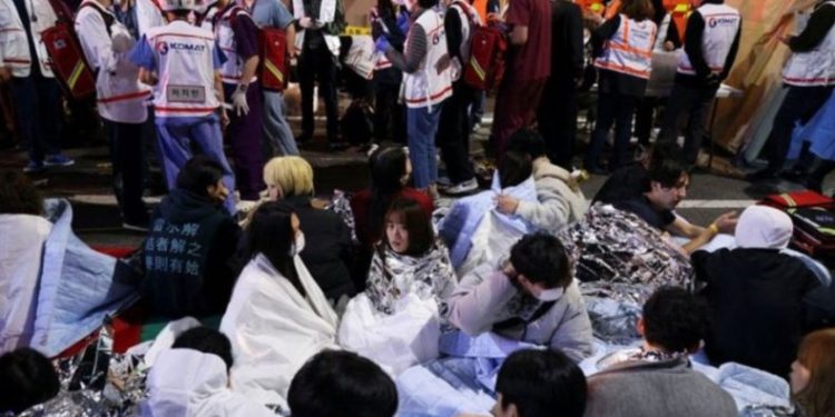 Sebanyak 120 orang Tewas saat perayaan Pesta Halloween di Korea Selatan