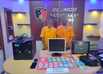 Dua Sindikat Pengedar Uang Palsu di Inhil  Ditangkap Polisi
