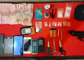 Bandar Narkoba di Rohil Diringkus, Polisi Temukan Airsoft Gun