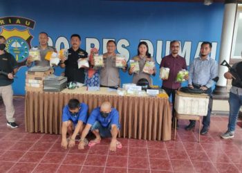 Satresnarkoba Polres Dumai Gagalkan Pengiriman 10 Kg Sabu Dari Pulau Rupat