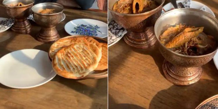 Untuk mengalahkan hawa dingin, orang Kashmir memakan Harissa. Masakan berusia berabad-abad ini membuat warga Kashmir tetap hangat