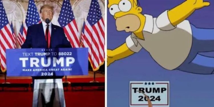 The Simpsons telah meramalkan pencalonan Presiden Donald Trump untuk tahun 2024, Ini buktinya