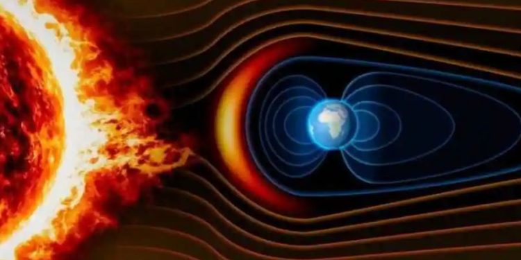 Ingin tahu seperti apa medan magnet bumi? Lihat ini