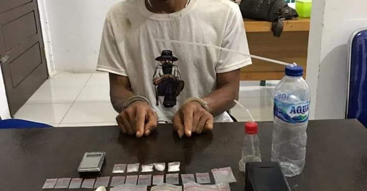 Polsek XIII Koto Kampar Tangkap Seorang Pria Terduga Pengedar Sabu