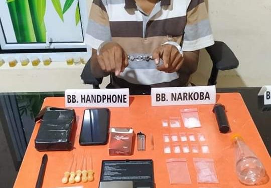 Edarkan Sabu di Desa Bukit Payung, Bandar Narkoba Ini Diringkus Polisi