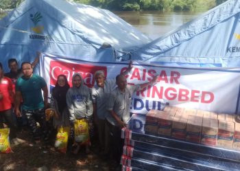 Pabrik Caisar Spirng Bed Pekanbaru Bantu Warga Korban Kebakaran