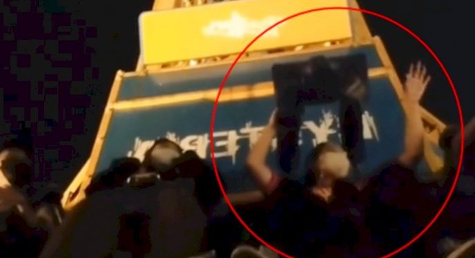 Momen Pengunjung Panik saat Naik Wahana Ekstrem, Pengaman Belum Siap tapi Sudah Mau Jalan