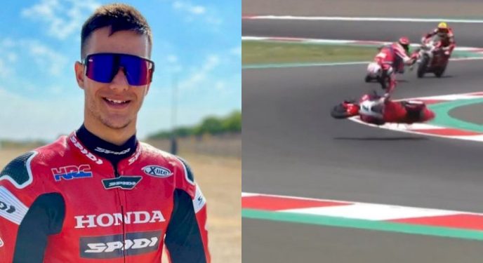 Video Detik-detik Crash Iker Lecuona di WSBK Mandalika, Alami Patah Tulang Punggung