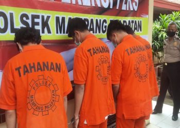 Curi HP dan Motor, 4 Pelaku Spesialis Pencurian Rumah Kosong Ditangkap