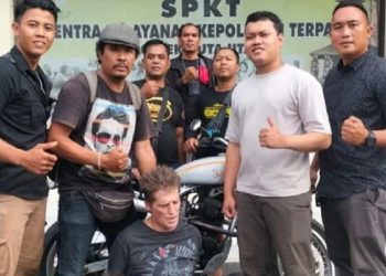 Kehabisan Uang, Bule Asal Inggris Nekat Curi Motor di Bali