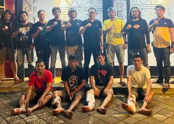 Empat Warga Palembang Dihadiahi Timah Panas di Makassar karena Jambret Nasabah Bank