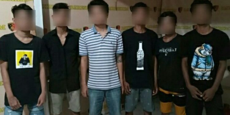 Mabuk lalu Keroyok Warga, 6 Pria Ini Diamankan Polisi