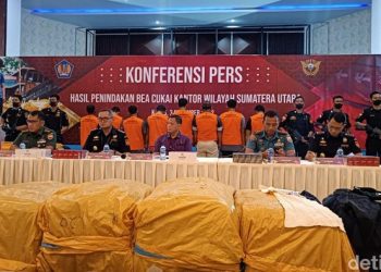 Rokok dan Ballpres Selundupan Disita BC Sumut Senilai Rp 5,9 Miliar