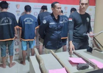 Aniaya Korban Pakai Palu Godam Hingga Meninggal, Lima Pelaku Diamankan Polres Labuhanbatu