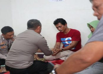 Seorang pelajar Tewas Berkelahi, Polsek Bintan Timur Sambangi Keluarga Korban
