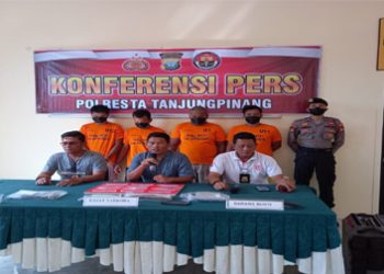 Empat Pengedar Sabu di Wilayah Tanjungpinang Diamankan Polisi