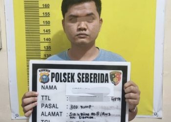 Jual Chip Higgs Domino, Pedagang Arloji di Seberida Masuk Sel