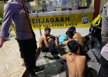 Diduga Hendak Tawuran, Sembilan Remaja Diamankan Polresta Padang Beserta Sajam
