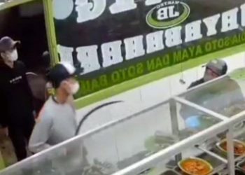 Begal Motor Sasar Warteg Di Tambun Utara Bekasi, Pelaku Ancam Korban Pakai Celurit