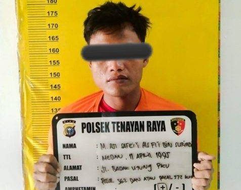 Curi Handphone dan Motor Teman Untuk Foya-foya dan sewa PSK, Aji Ditangkap Polisi