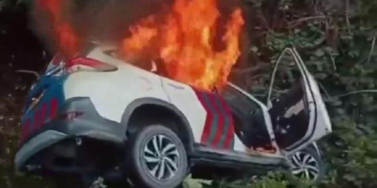 KKB Kembali Serang Polisi di Yapen, 1 Warga Tewas Tertembak, 3 Mobil Dibakar