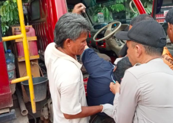 Diduga Serangan Jantung, Sopir Truk tewas saat Antri BBM di SPBU Palembang