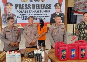 Beli Oli Curah Kemudian di Oplos, Pria Tanbu Diciduk Polisi