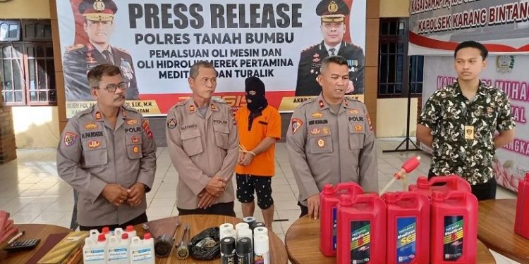 Beli Oli Curah Kemudian di Oplos, Pria Tanbu Diciduk Polisi