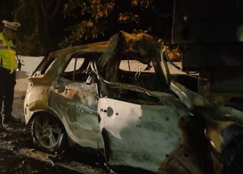 Pengemudi Mobil Tewas Usai Tabrak Truk Kontainer di Tol Bandara Soetta KM 22