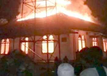 Pelaku Diduga ODGJ, Masjid di Garut Ludes Dibakar