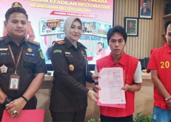 Awal Tahun 2023 Kejari Batam Hentikan Penututan Dua Pidana Melalui RJ