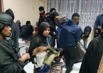 Kembali Berulah, KKB Bakar Kantor Disdukcapil di Distrik Oksibil