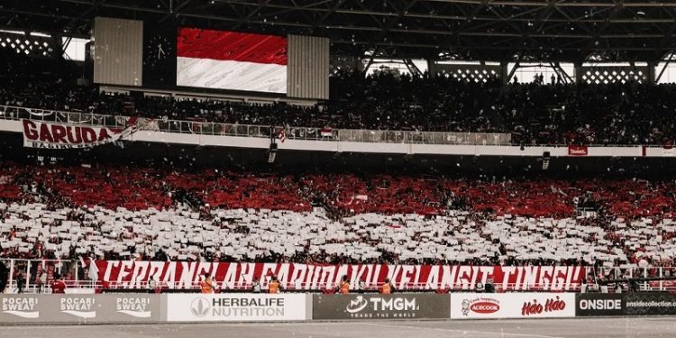 Penjelasan Paspampres Soal Pengamanan Kertas Koreografi Suporter Indonesia