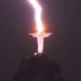 Lagi Viral Patung Yesus Kristus di Brasil Tersambar Petir