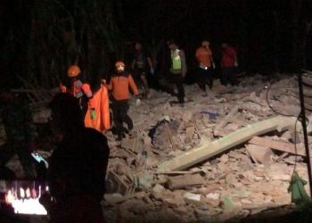 Ledakan Dahsyat Hancurkan Puluhan Rumah di Blitar, Seorang Tewas