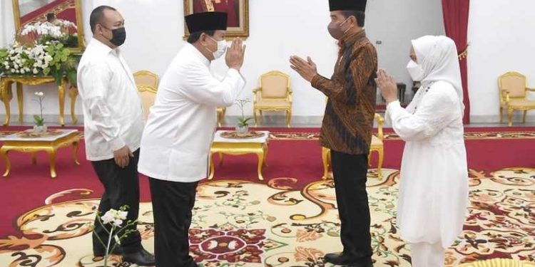Jokowi : Dengan kerja keras, Gerindra bisa memenangkan pemilu 2024