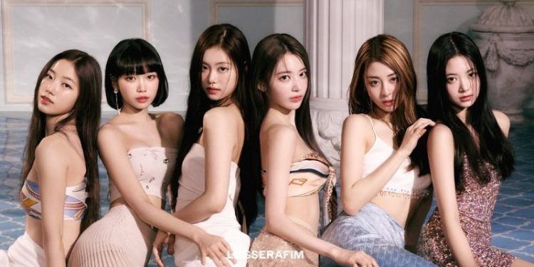 Album Debut Le Sserafim ‘Fearless’ Lampaui 300 Juta Streaming di Spotify