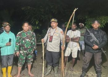 Bacok Warga, Pemuda Papua Nugini Digiring ke Polres Keerom