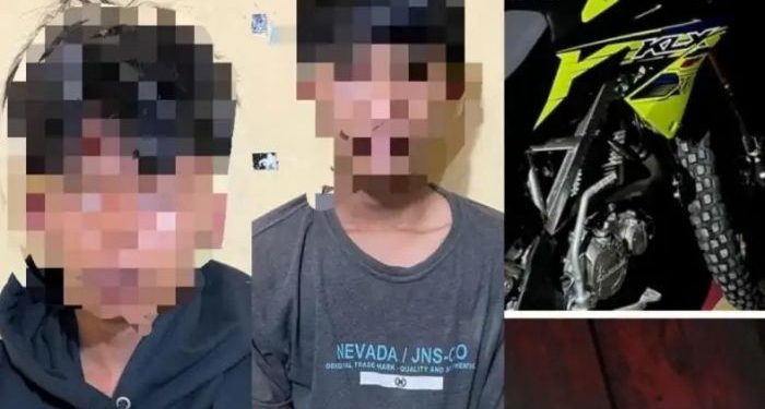 Curi Motor, Dua Pemuda di Samarinda Dibekuk Polisi