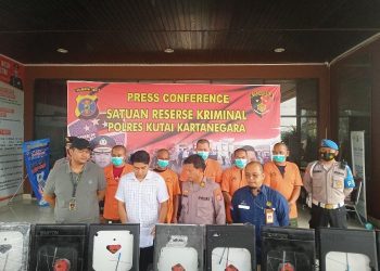 Lima Karyawan Curi Alat Bor Perusahaan, Polres Kukar: Kerugian Capai Rp 2,5 Miliar