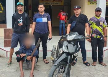 Polisi Ringkus Pembacok Penjaga Toko di Jayapura, Sebilah Parang Diamankan