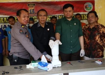 Polres Berau Musnahkan Barang Bukti dari 6 Kasus Narkoba